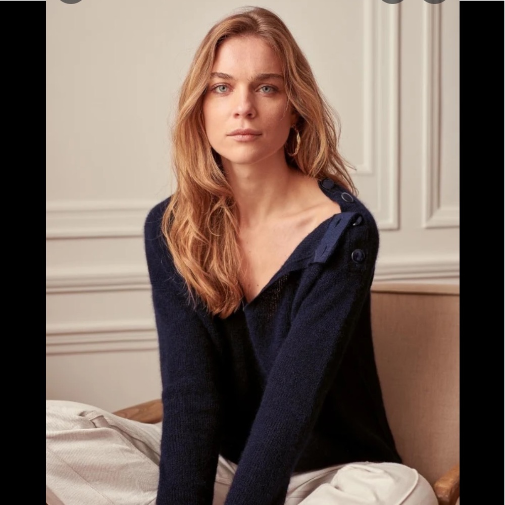 Sezane Nelson jumper M Navy